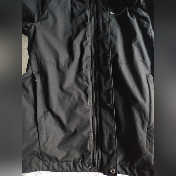 Columbia Interchange Omni Tech Women’s Jacket Size M Black Hood Full Zip - Picture 17 of 17